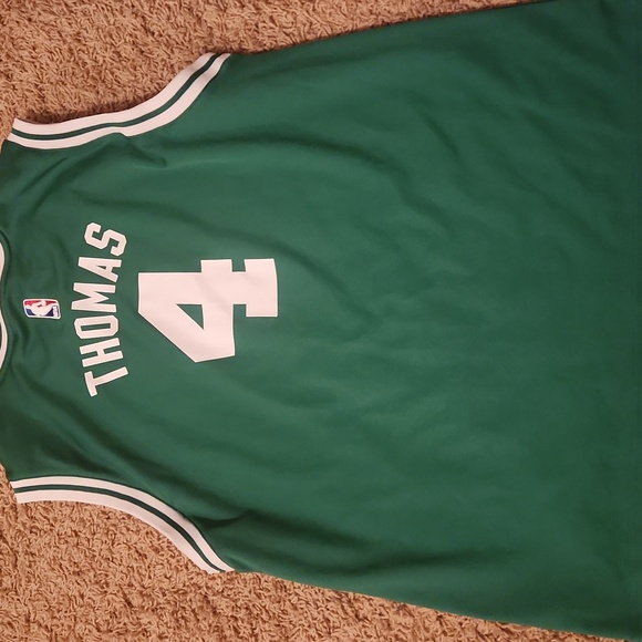 Adidas Green Boston Jersey Number 4 Thomas Size XL - Picture 5 of 6
